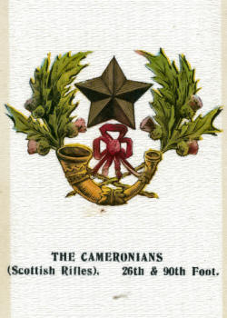 The Cameronians, Scottish Rifles Emblem