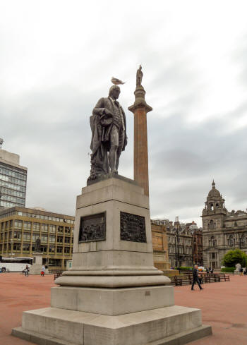 Robert Burns Statue, George Square, Glasgow