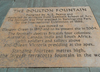 The  Dolton Fountain Plaque
